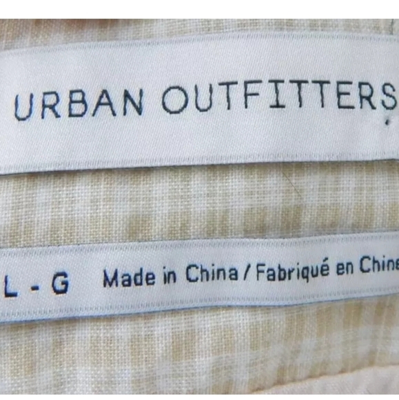 Urban Outfitters Stockholm Beige Button Mini Skirt - Picture 3 of 4